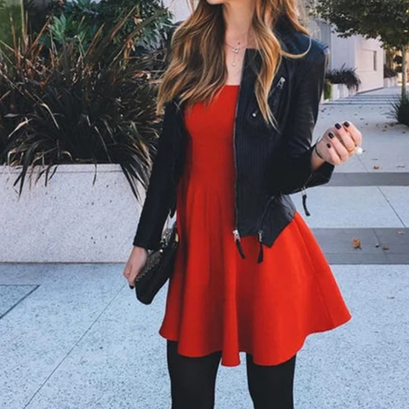 Lulu’s XS Home Before Daylight Red Fit Flare Mini - Picture 7 of 11